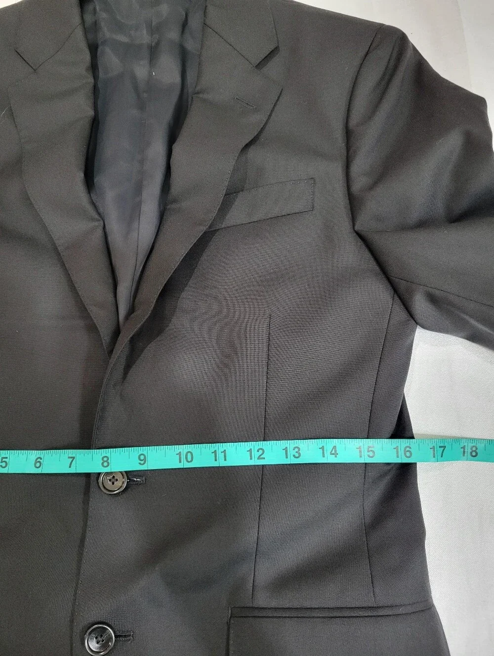 J Crew Ludlow Slim-fit suit jacket in Italian wool $550 Retail Size 34S Black